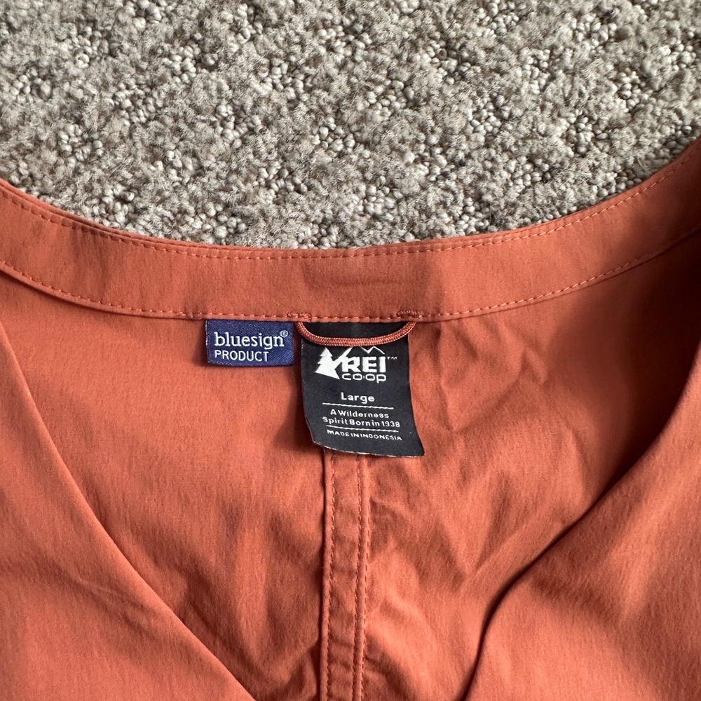REI Rust Button-Up Top - Picture 4 of 5